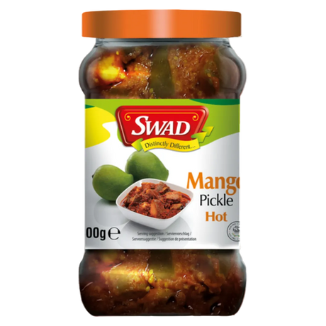Hot Mango Pickle SWAD, 300 g glass jar