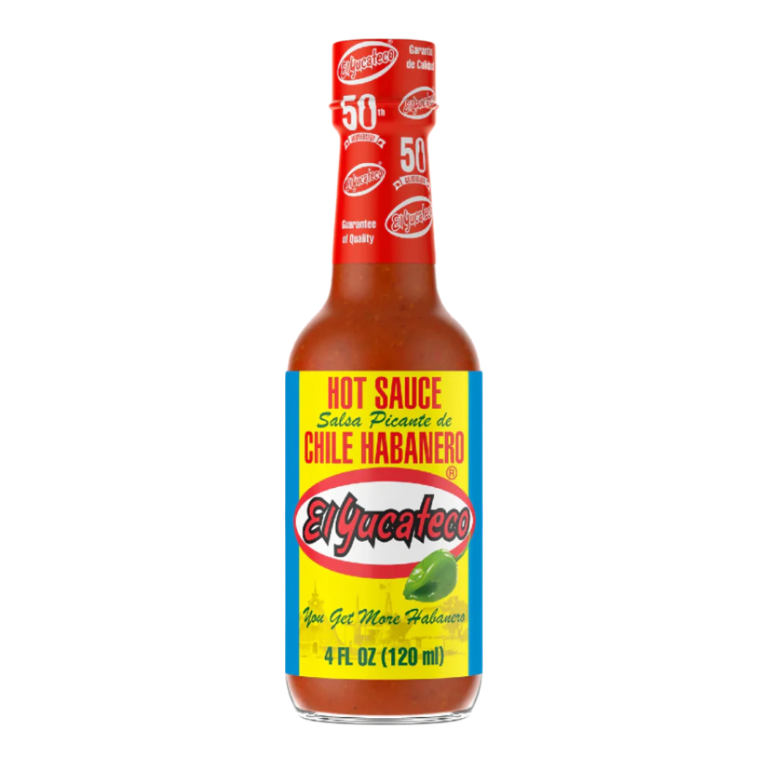 Hot Sauce Chile Red Habanero EL YUCATECO, 120 ml