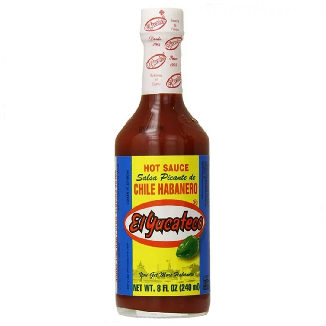 Hot Sauce Chile Red Habanero EL YUCATECO, 240 ml