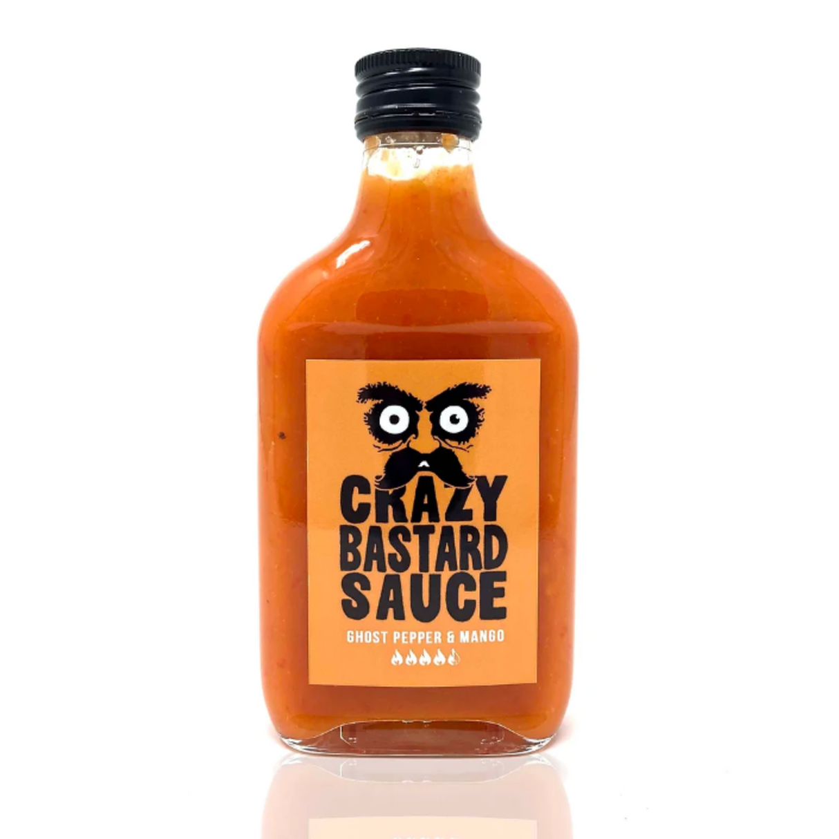 Aštrus padažas Ghost Pepper & Mango CRAZY BASTARD, 200 ml