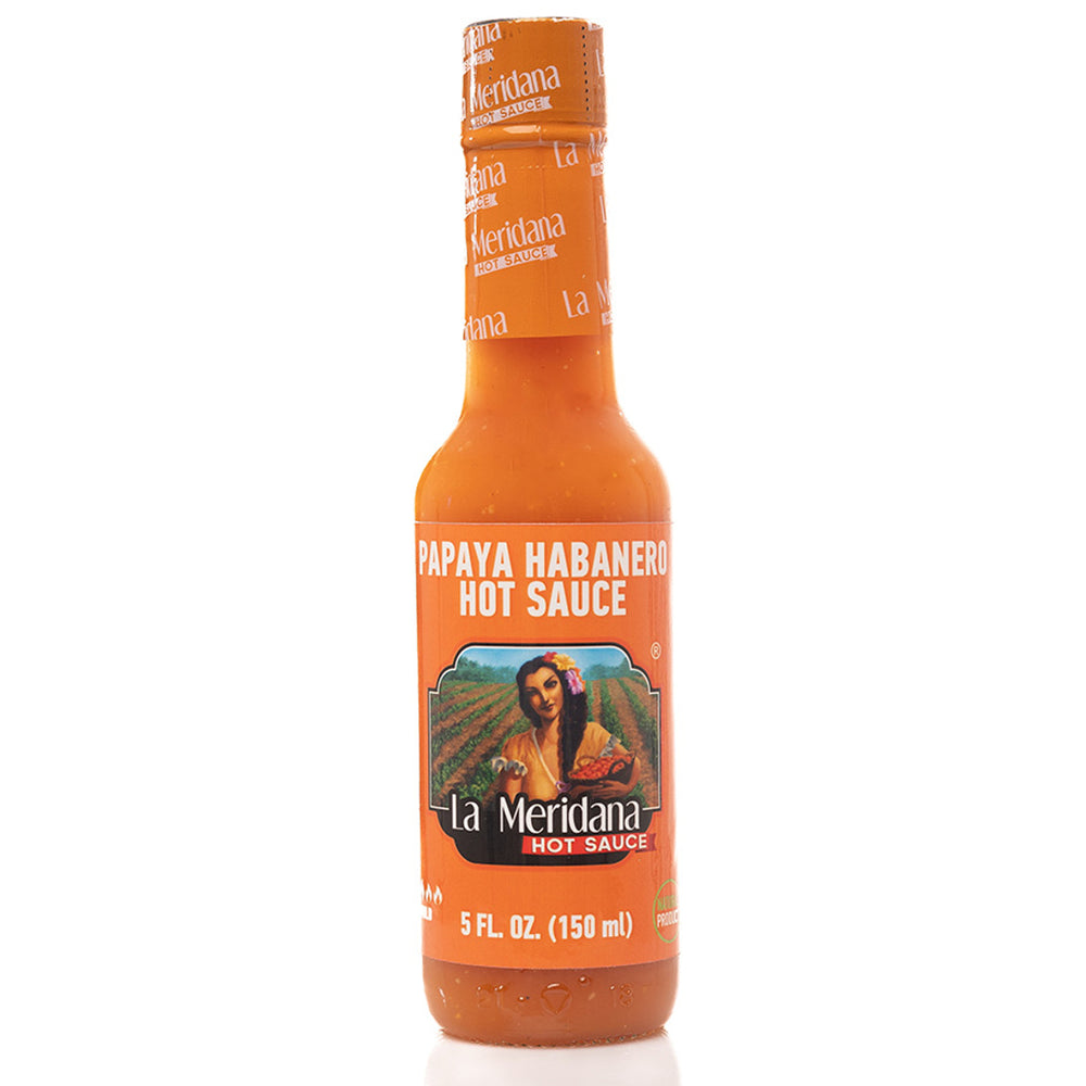 
                
                    Load image into Gallery viewer, Hot Sauce Papaya Habanero LA MERIDANA, 150 ml
                
            