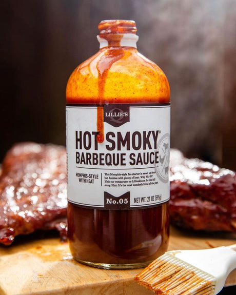 Padažas Hot Smoky Barbeque Sauce No.5 LILLIES'Q, 595 g