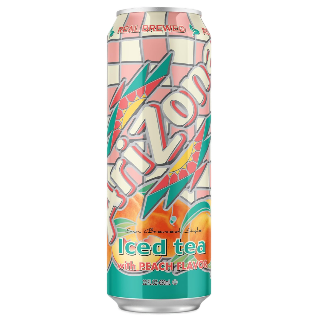 Iced Tea with Peach Flavor ARIZONA, 650 ml can