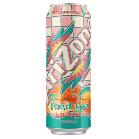 Iced Tea with Peach Flavor ARIZONA, 650 ml can