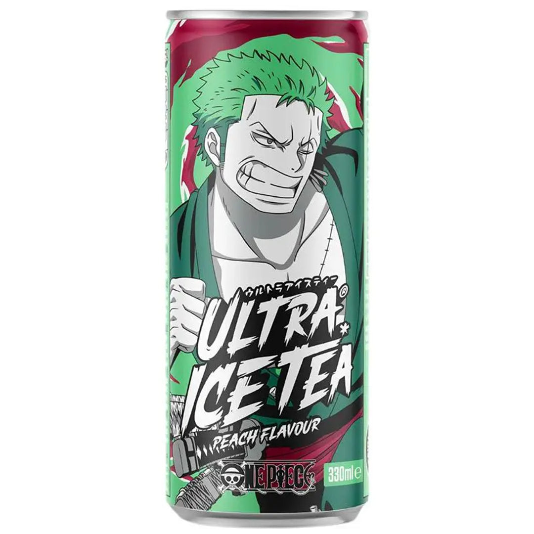 Persikų skonio šalta arbata One Piece - Zoro ULTRA ICE TEA, 330 ml