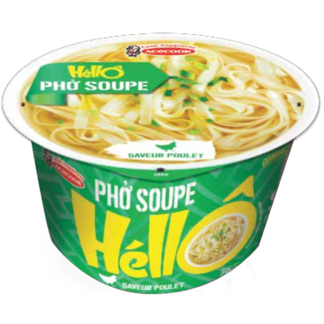 Instant Chicken Pho Soup Hello (Gluten Free) ACECOOK, 70 g