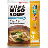 Instant Miso Soup Fried Tofu & Wakame MARUKOME, 8 servings, 152 g