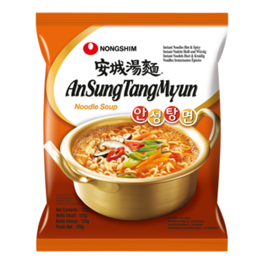 Instant Noodles Ansong Tangmyon NONGSHIM, 125 g