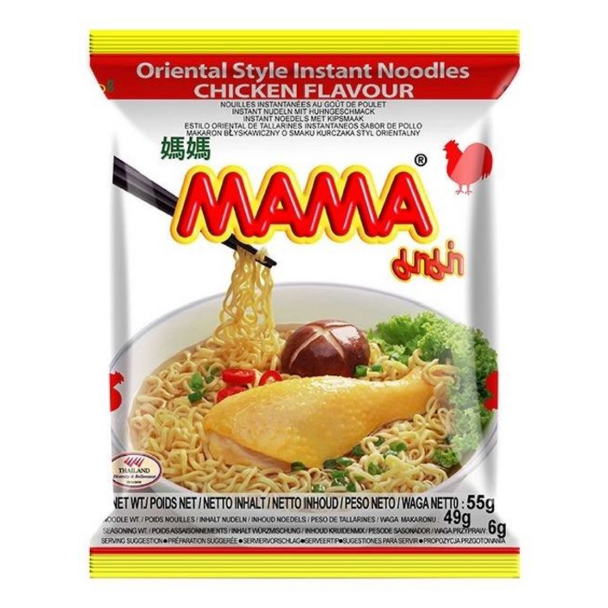 Instant Noodles Chicken Flavour MAMA, 55 g