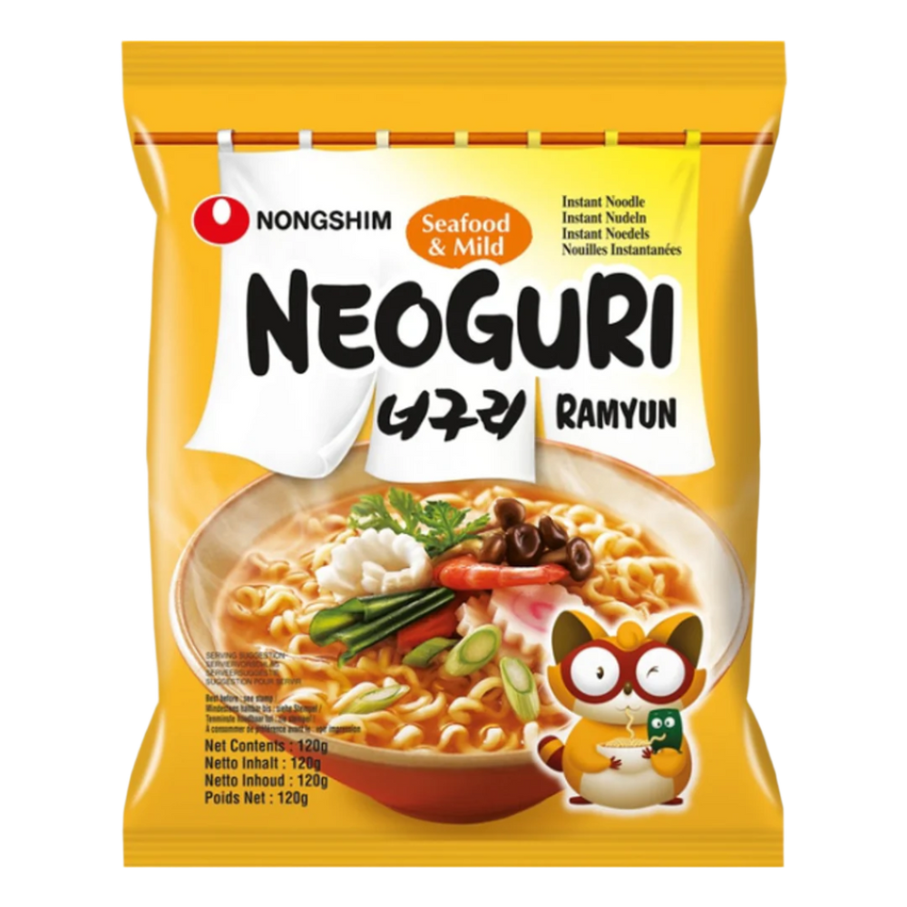 Instant Noodles Neoguri Seafood & Mild NONGSHIM, 120 g