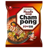 Instant Noodles Seafood Cham Pong Ramen NONGSHIM, 124 g in a sachet