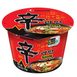 Nongshim Shin Noodle Soup packaging with red and black design