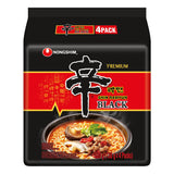 Instant Noodles Shin Ramyun Black with Beef Bone Broth (Family Pack) NONGSHIM, 4 x 130 g