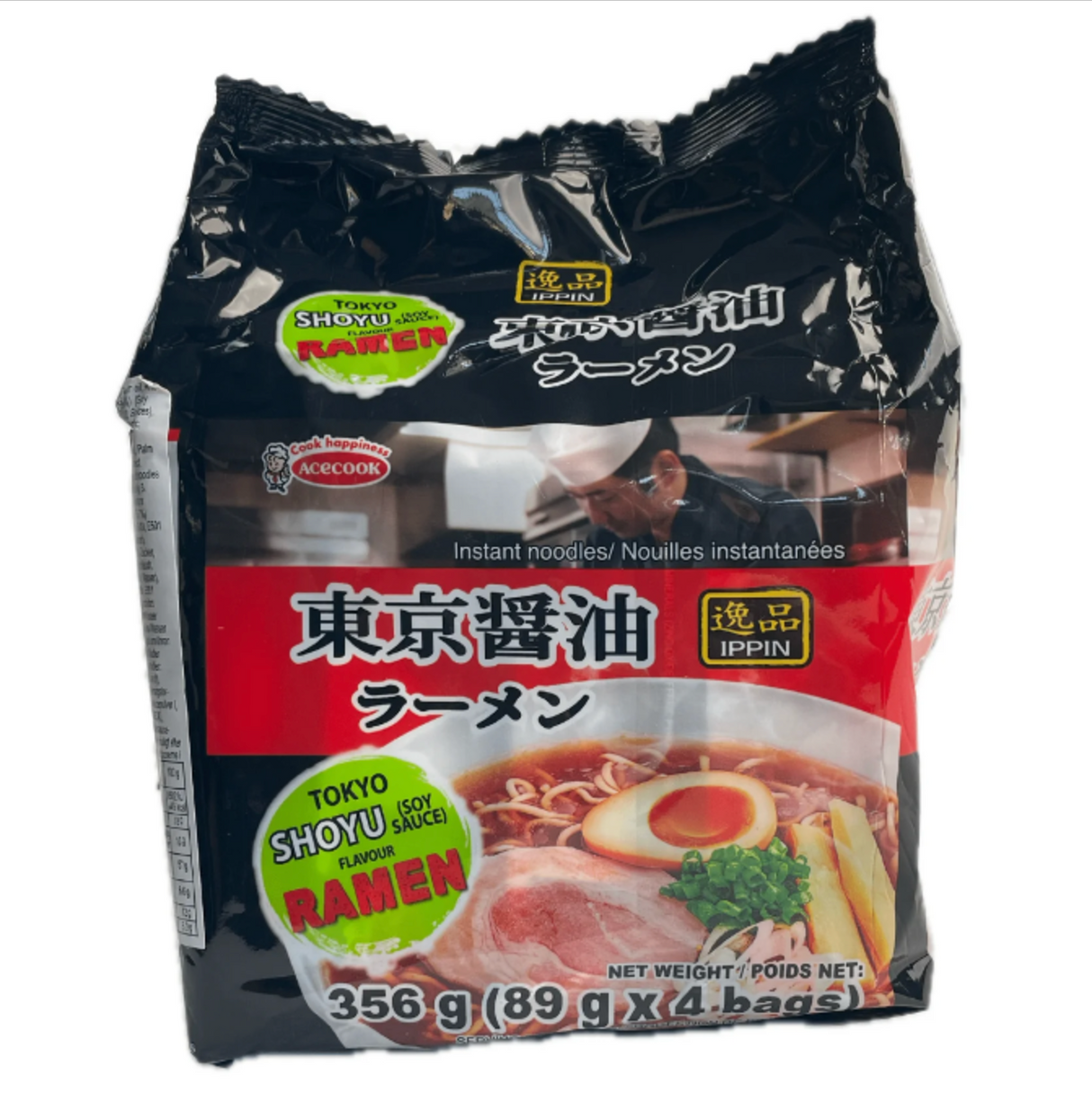 Instant Noodles Tokyo Shoyu Ramen ACECOOK, 89 g x 4 bags