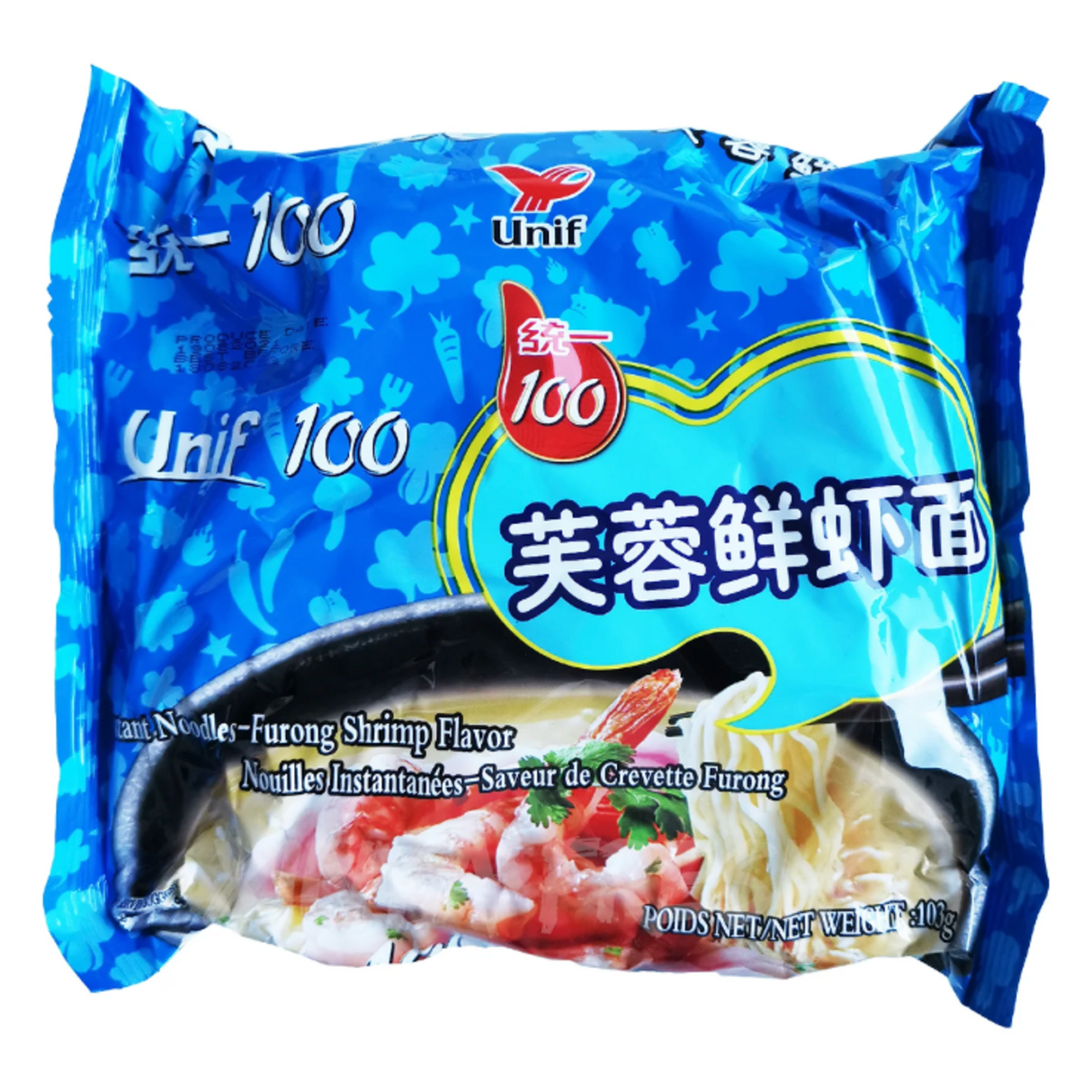 Instant Noodles, Furong Fish Flavor UNIF, 103g