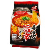 Greitai paruošiami ramen makaronai (Kitakata Uma-Kara Ramen) IGARASHI SEIMEN, 3 x 101 g pakuotė