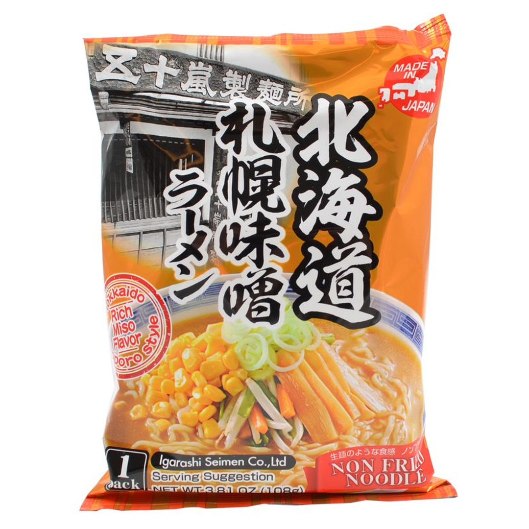 Instant Ramen (Sapporo Miso Ramen) IGARASHI SEIMEN, 108 g