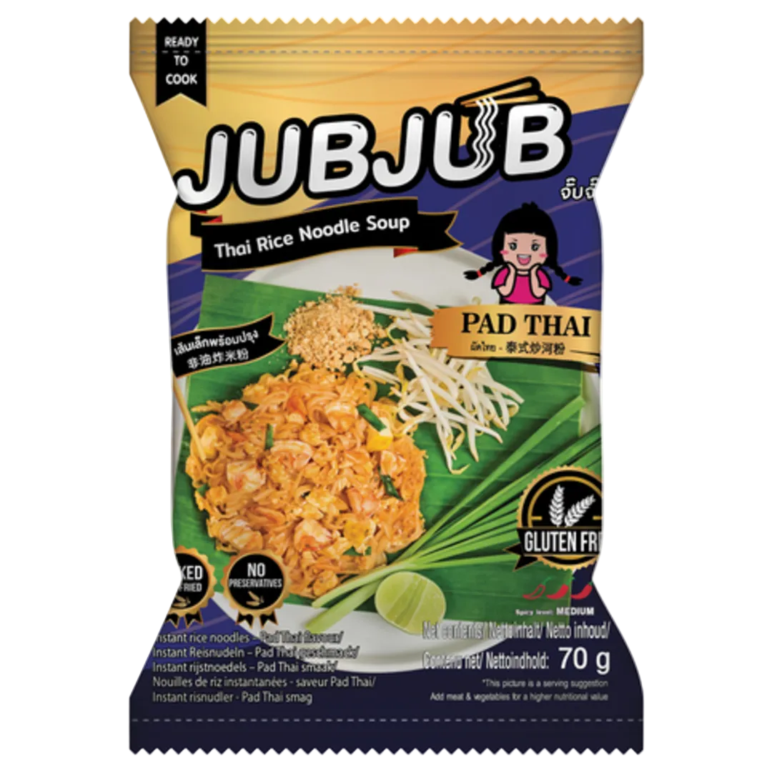 Instant Rice Noodles Pad Thai JUB JUB, 70 g