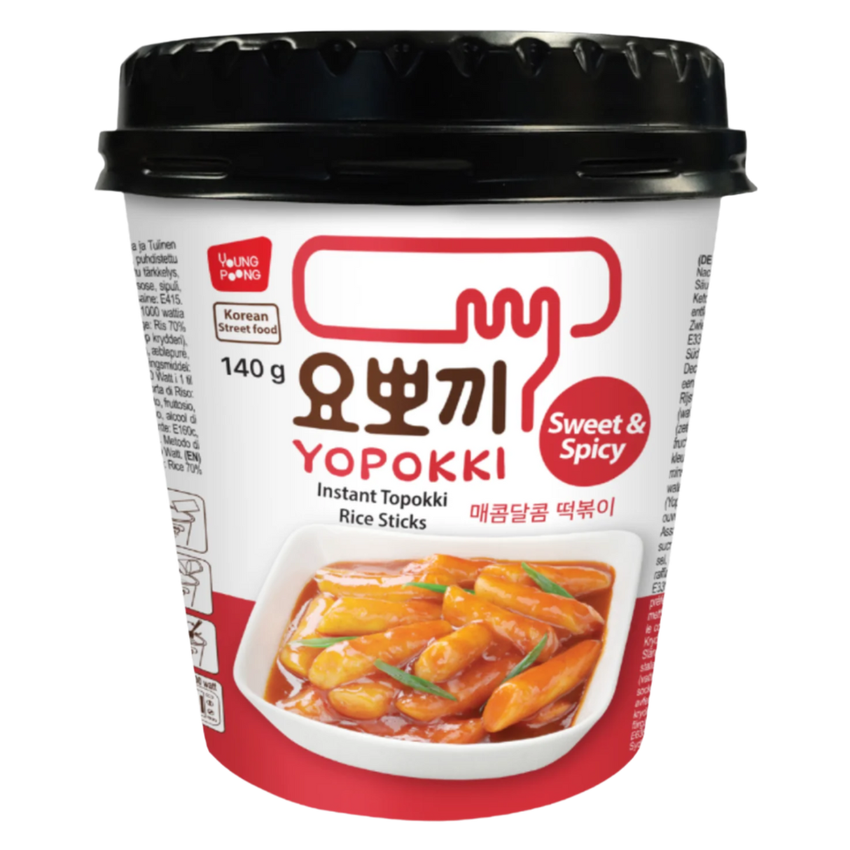 Instant Topokki Sweet & Spicy YOPOKKI, 140 g