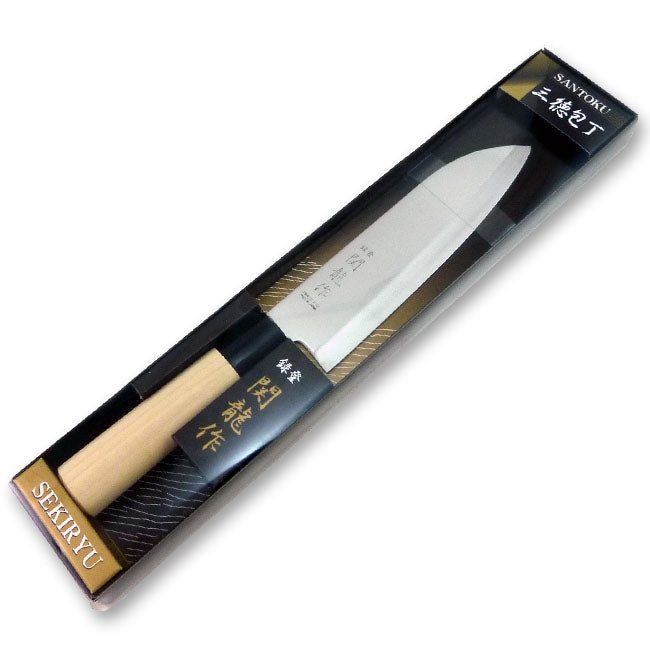 Japanese Kitchen Knife Santoku OHZAWA SWORDS SEKIRYU, 165 mm