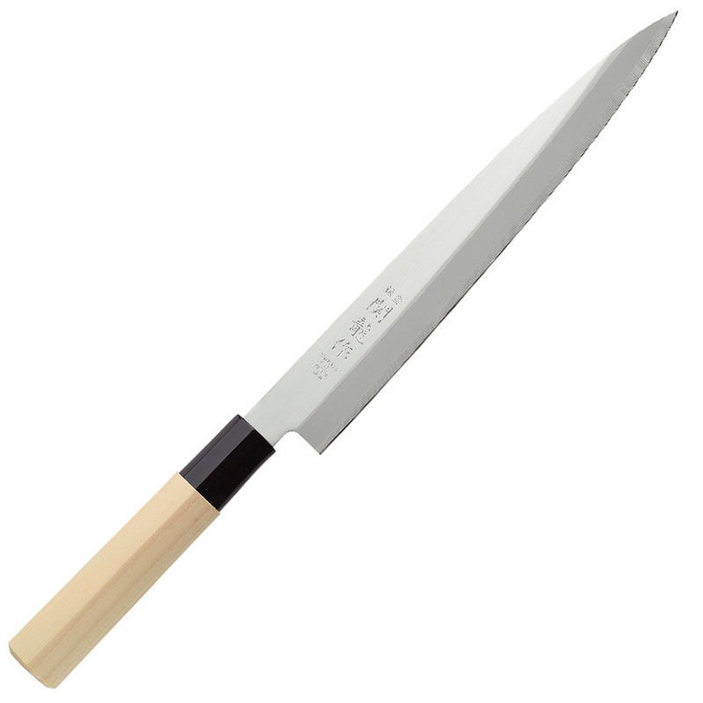 
                
                    Load image into Gallery viewer, Japanese Knife Yanagiba for Sashimi &amp;amp; Sushi OHZAWA SWORDS SEKIRYU, 210 mm
                
            