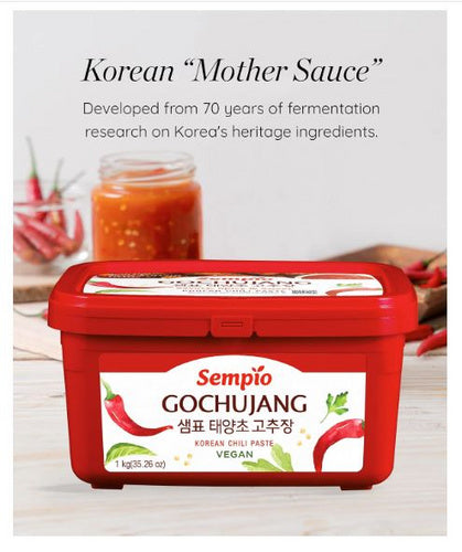 Korėjietiška aitriųjų pipirų pasta (Gochujang) SEMPIO, 1 kg