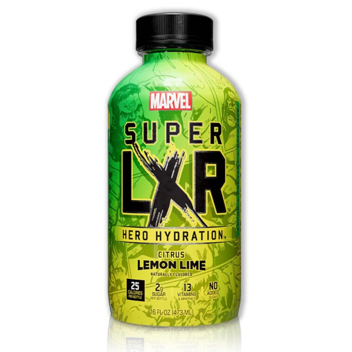 Lemon Lime Flavor Drink Super LXR ARIZONA x MARVEL, 473 ml