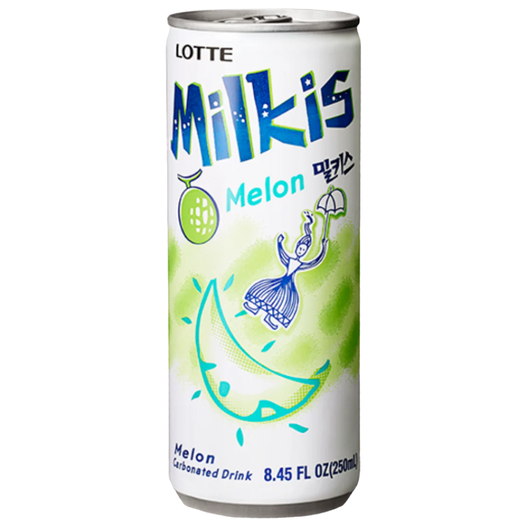 MILKIS Soft Drink Melon Flavour LOTTE, 250 ml