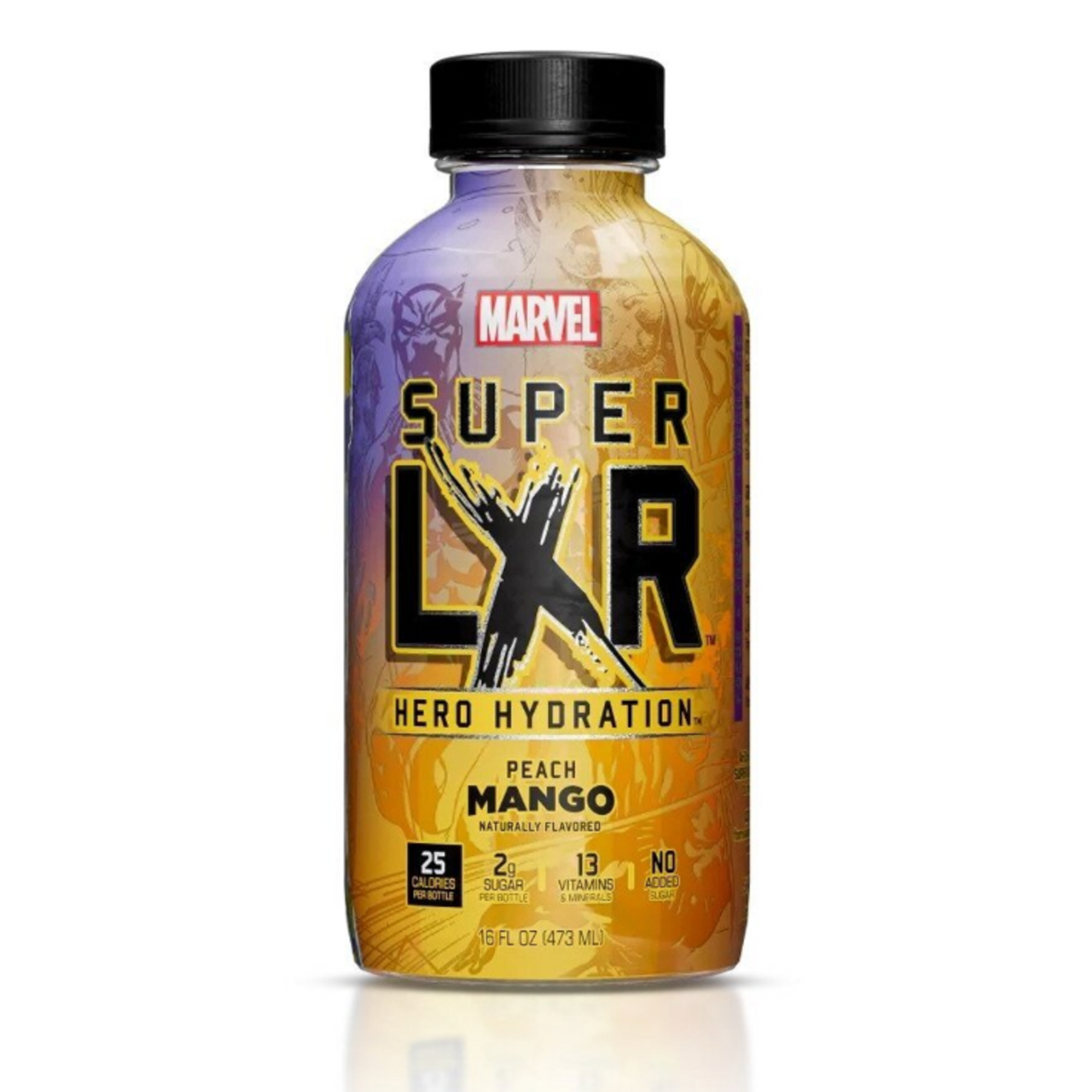 Mangų skonio gėrimas Super LXR ARIZONA x MARVEL, 473 ml