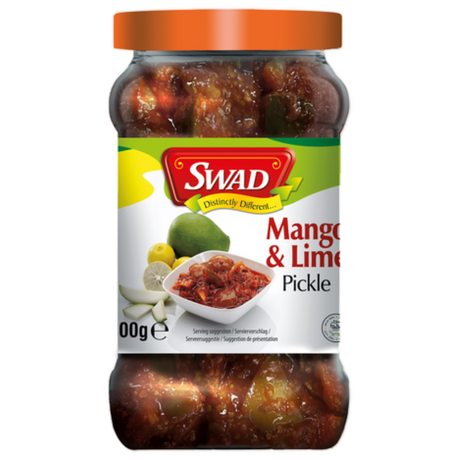 Mango & Lime Pickle SWAD, 300 g glass jar