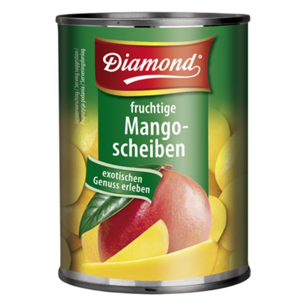
                
                    Įkelkite vaizdą į galerijos peržiūros priemonę,Mango slices in light syrup DIAMOND, 425 ml / 230 g
                
            