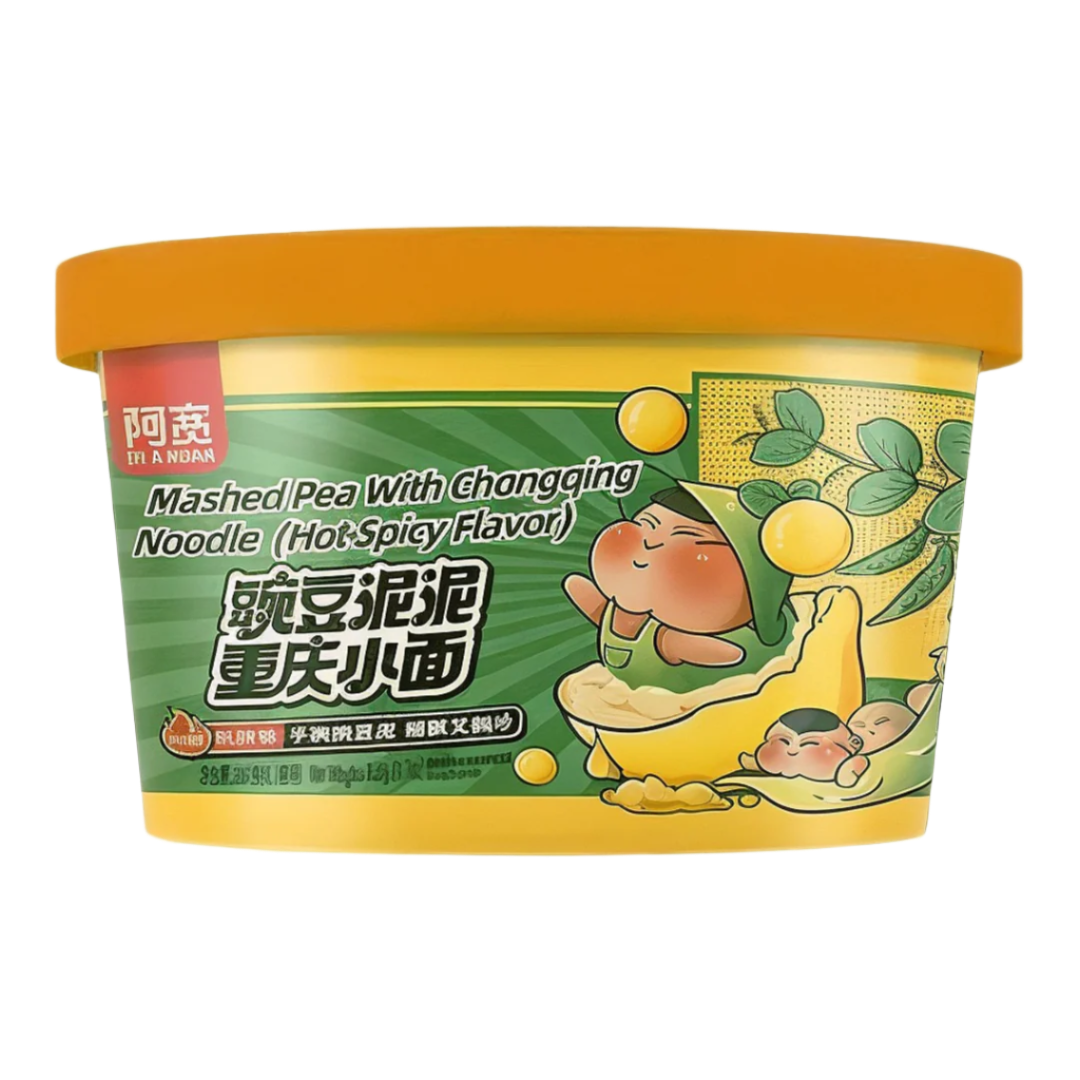 Mashed Pea & Noodles Hot & Spicy Bowl BAIJIA, 105 g