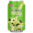Matcha Flavor Bubble Milk Tea RICO, 340 ml in a can