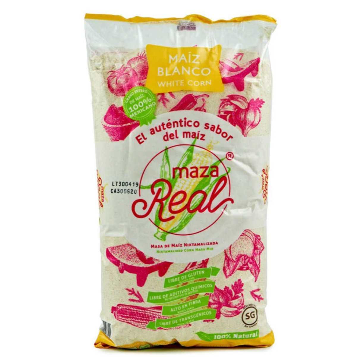 White Corn Flour MAZA REAL, 1 kg