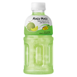 Melon flavor soft drink with nata de coco MOGU MOGU, 320 ml in a plastic bottle