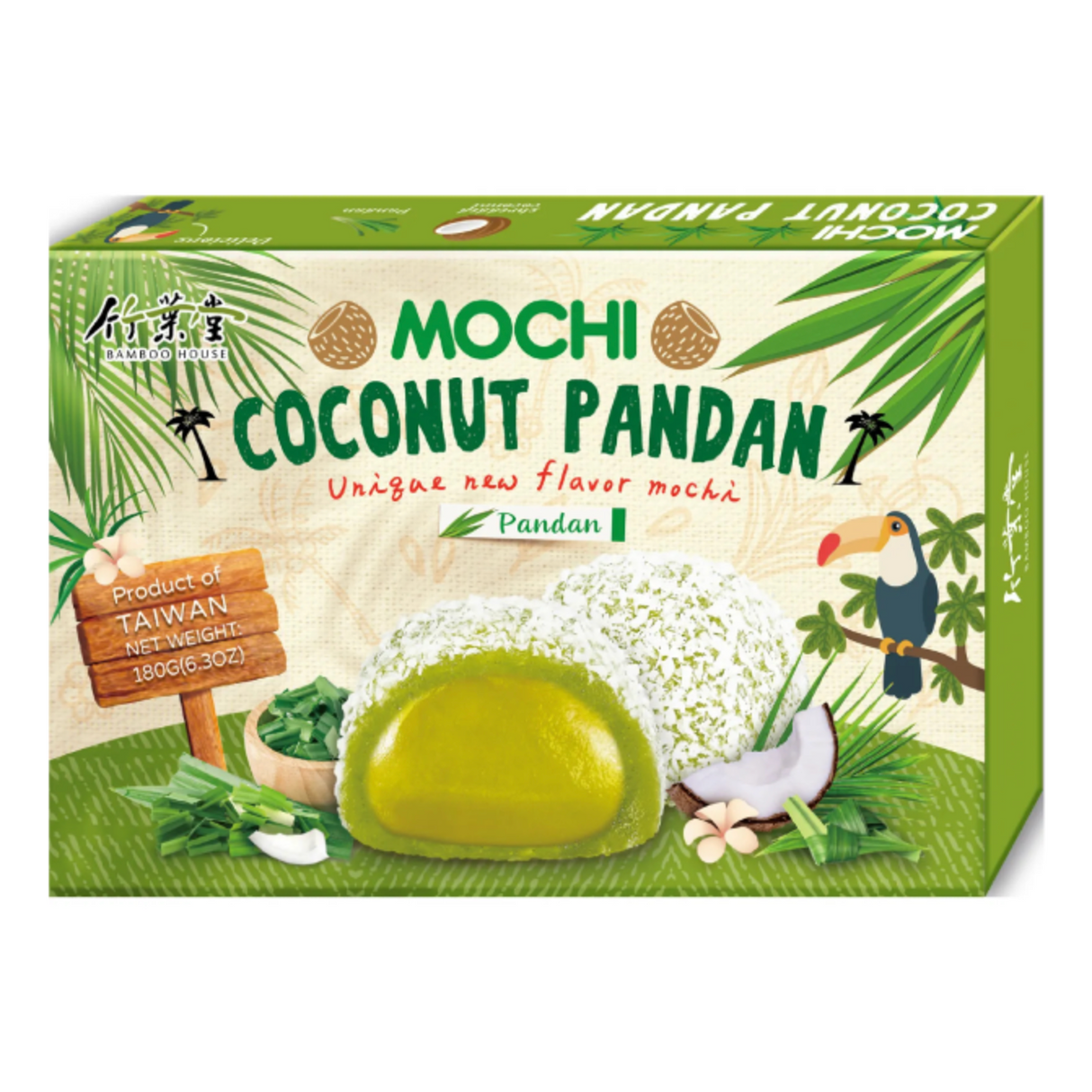 Močiai su kokosu ir pandanu BAMBOO HOUSE, 180 g