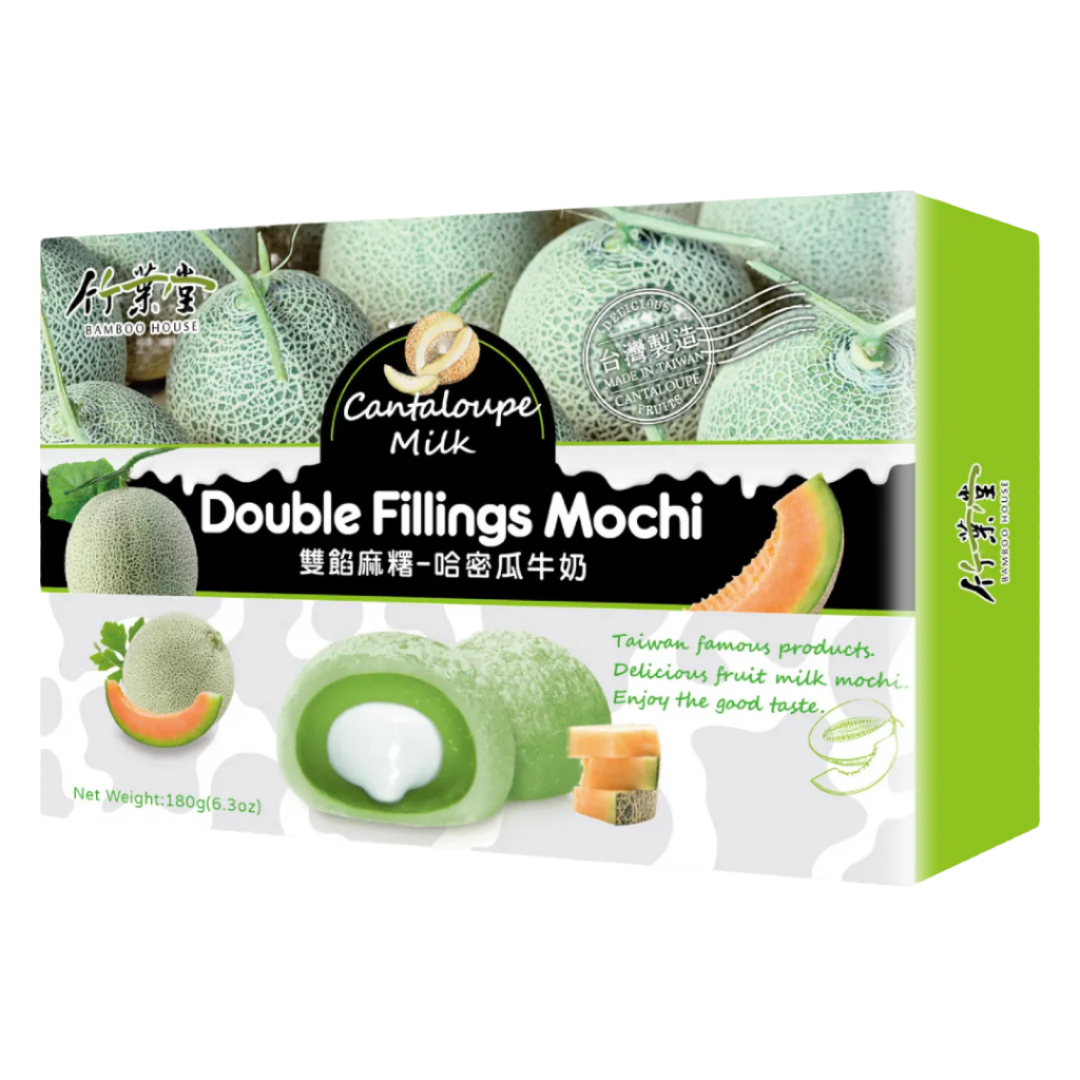 Mochi Double Fillings Cantaloupe and Milk BAMBOO HOUSE, 210 g