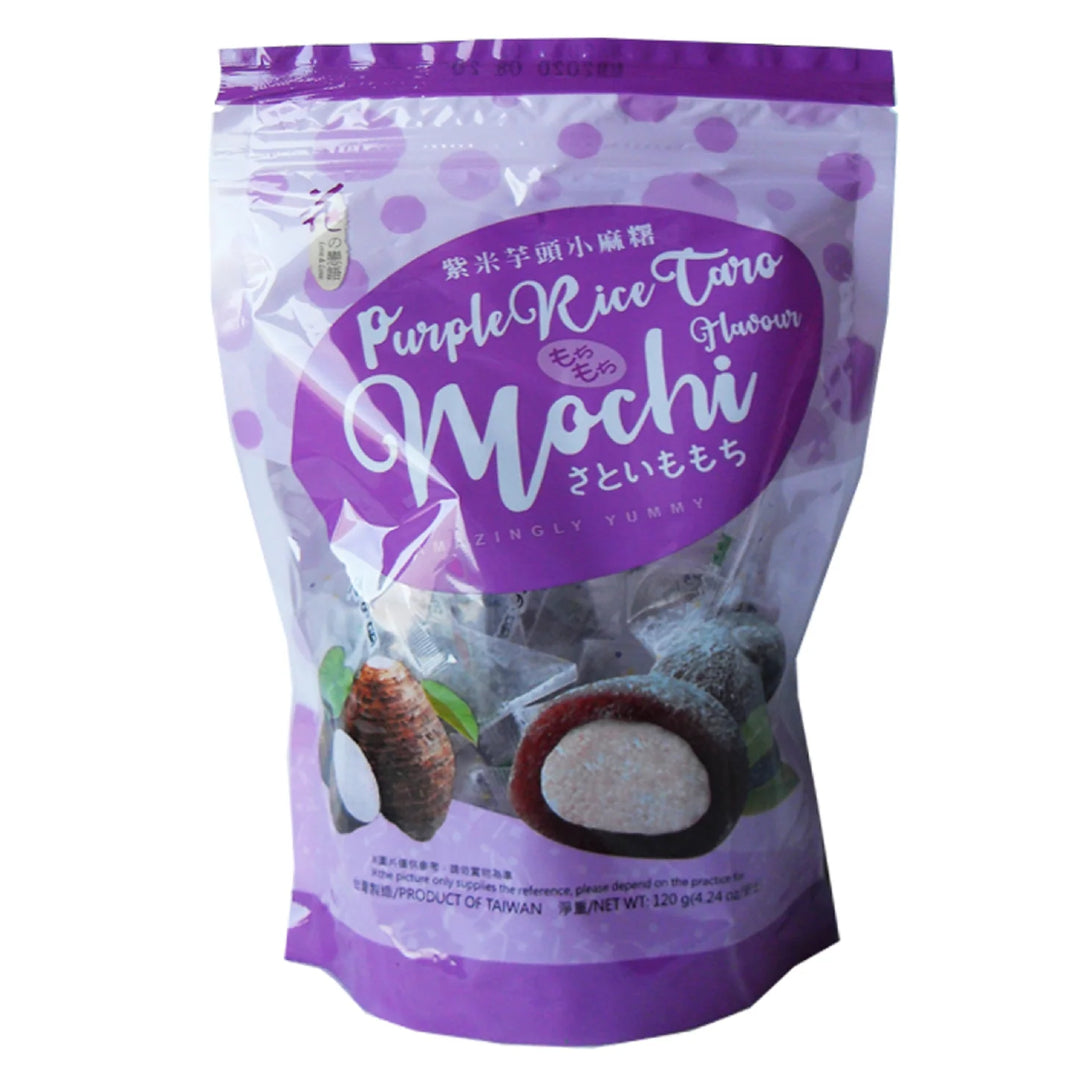 Violetinių ryžių taro močiai LOVE & LOVE, 120 g