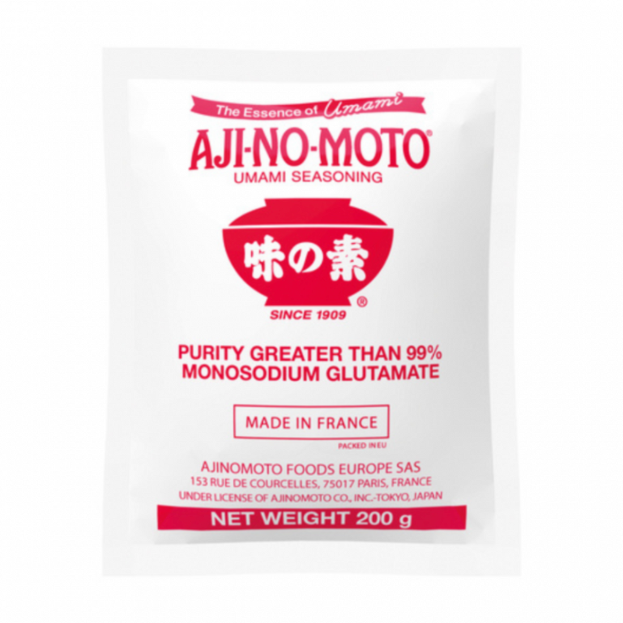 Monosodium Glutamate AJINOMOTO, 200 g