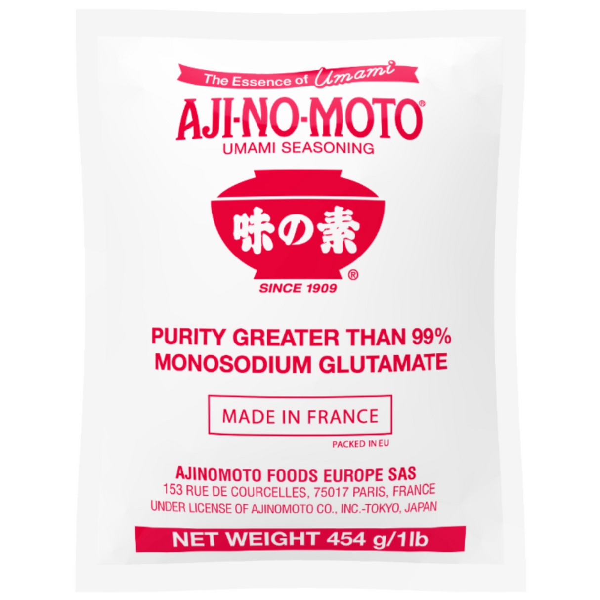 Mononatrio glutamatas AJINOMOTO, 454 g