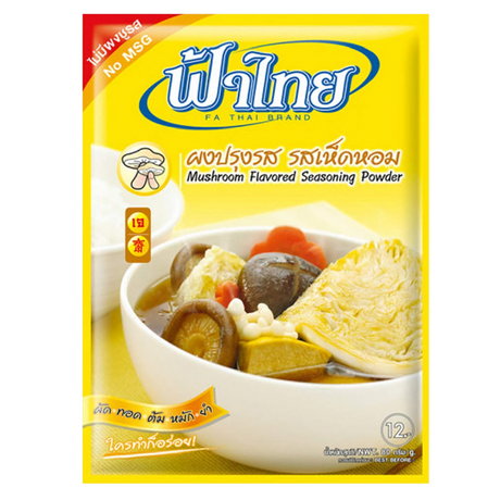 Mushroom Seasoning Powder FA THAI, 165 g in a sachet