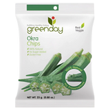 Okra traškučiai GREENDAY, 25 g
