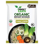 Organic Instant Noodles GARLIC & PEPPER PERFECT EARTH, 85 g