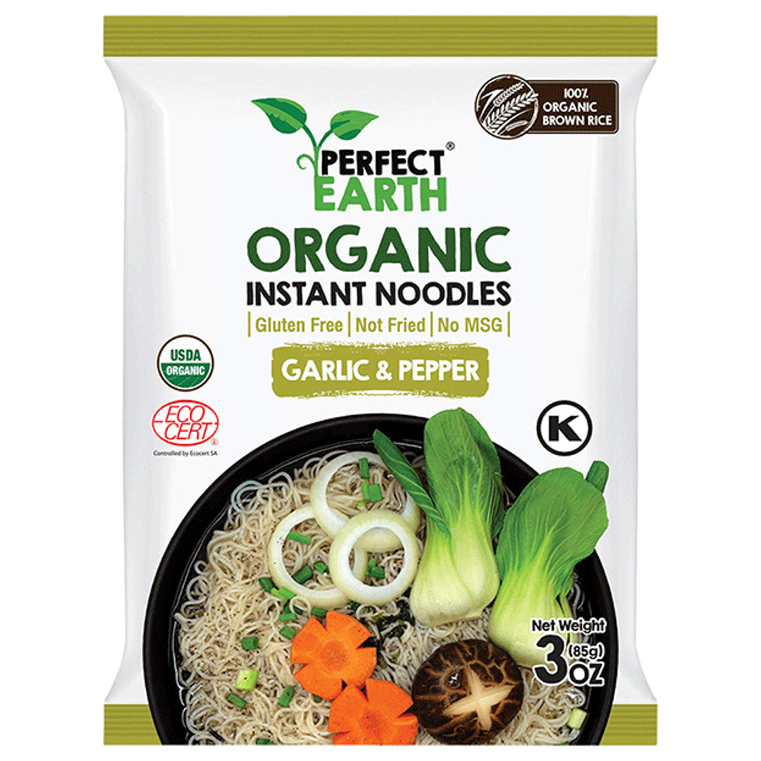 Ekologiškų greitai paruošiamų makaronų rinkinys PERFECT EARTH, 3 x 85 g