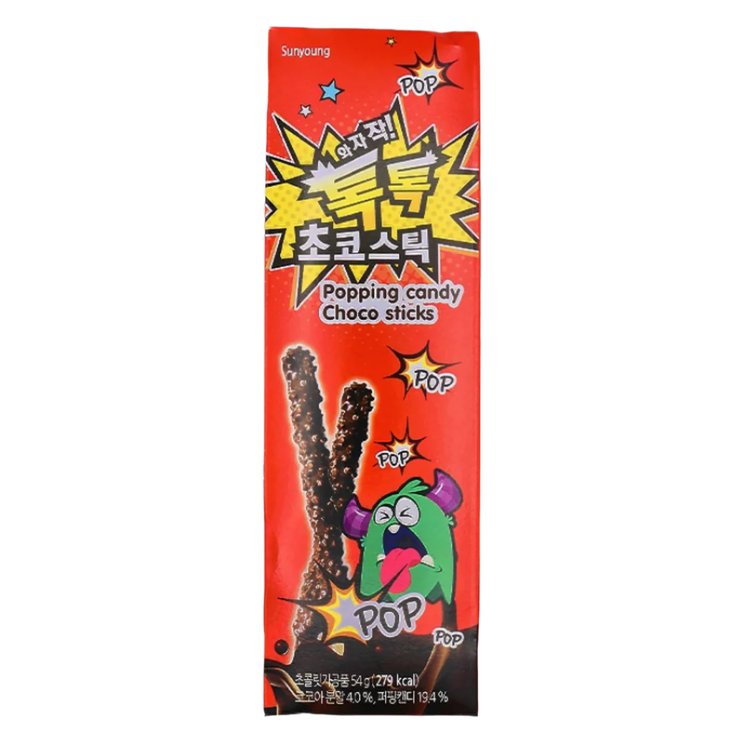 Popping Candy Choco Sticks SUNYOUNG, 54 g