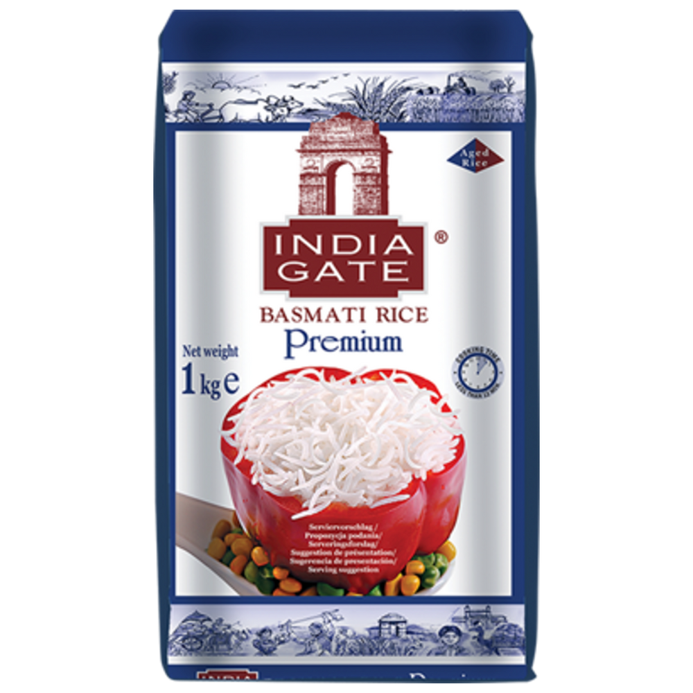 
                
                    Load image into Gallery viewer, Premium Basmati Rice INDIA GATE, 1 kg
                
            