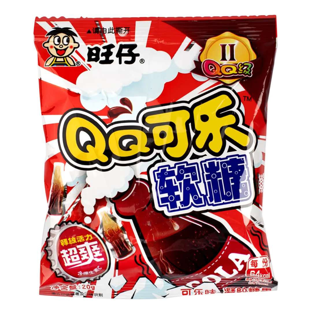 QQ Cola Gummy Sweets WANT WANT, 70 g