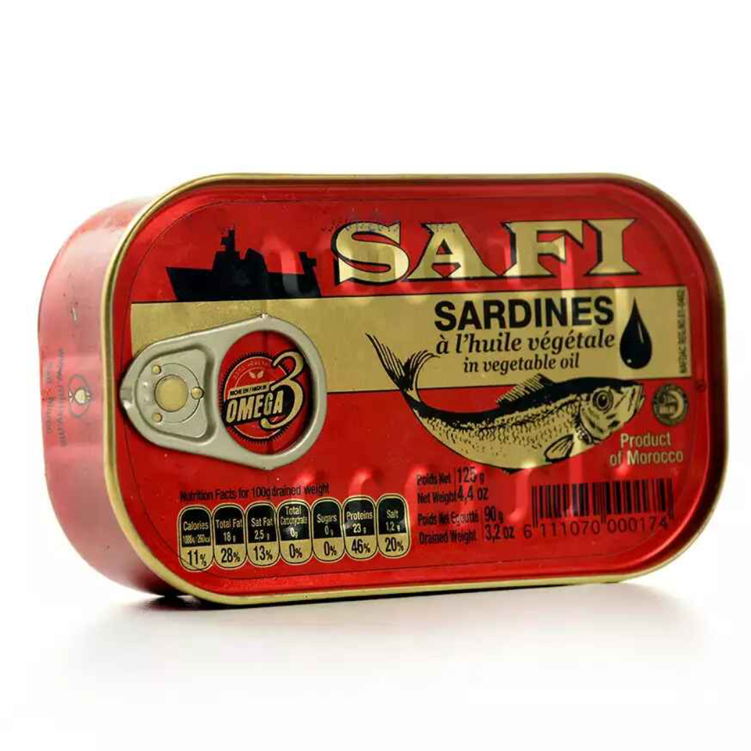 Sardines In Vegetable Oil SAFI, 125 g