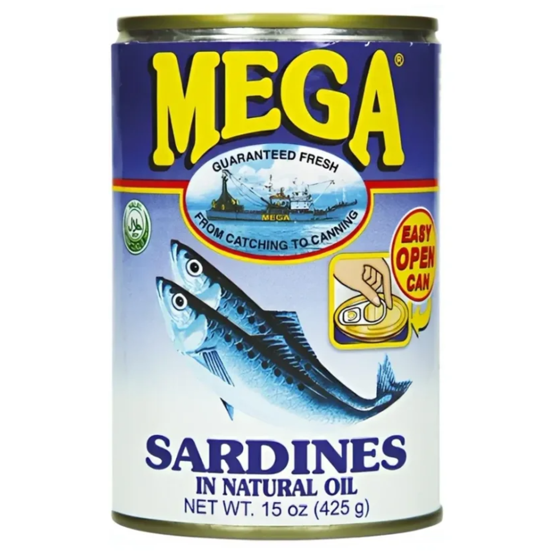 Sardines in Oil MEGA, 425 g