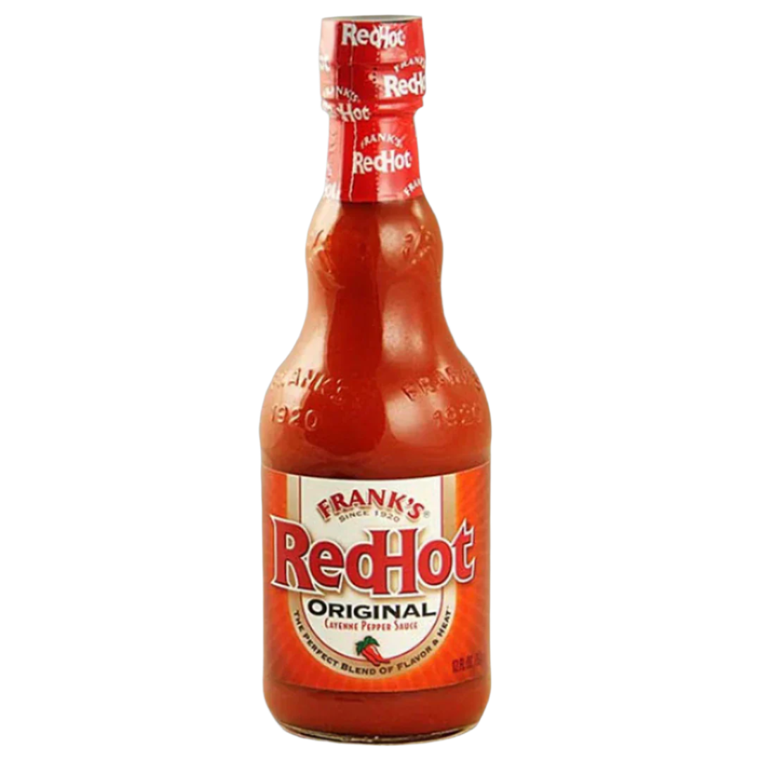 Frank's Red Hot Original padažas (meksikietiškas leidimas) stikliniame inde, 345 ml